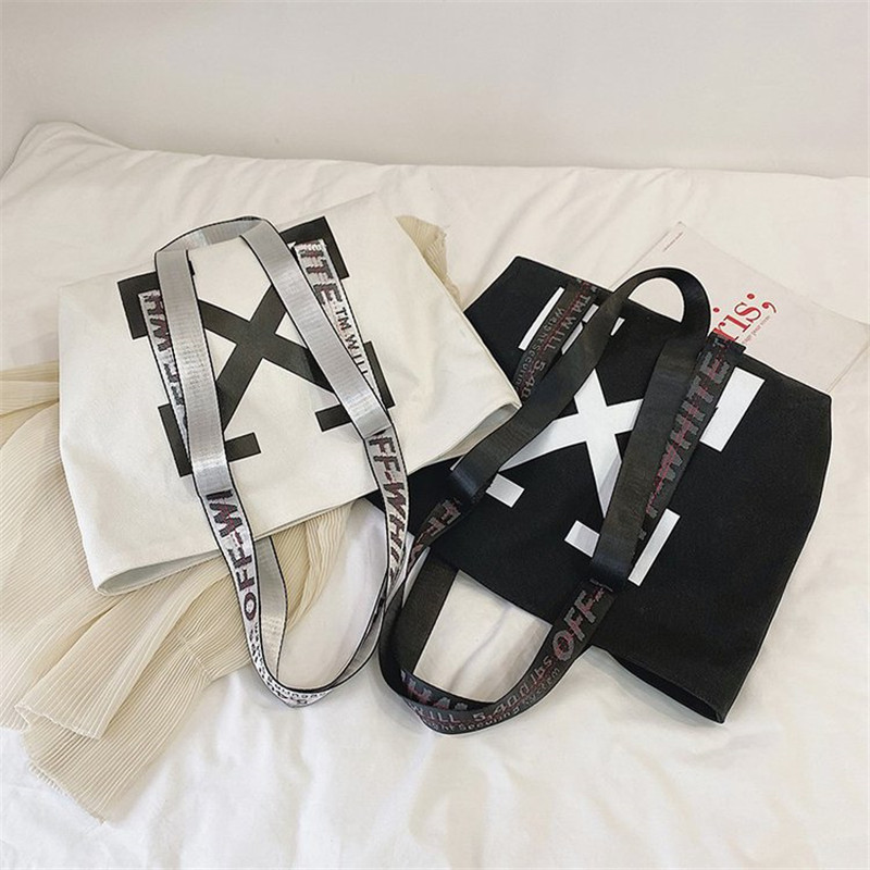 Fashion Luxury Women Canvas Tote Shopping Bag