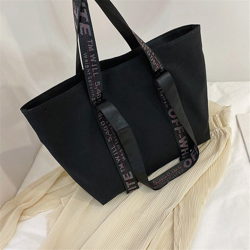 Fashion Luxury Women Canvas Tote Shopping Bag