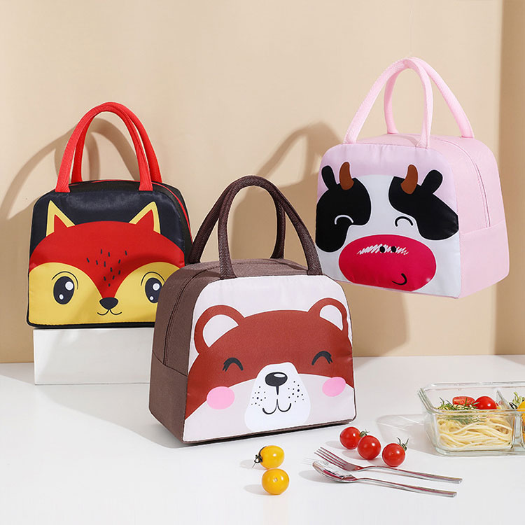 Custom Cartoon Animals Lunch Bags