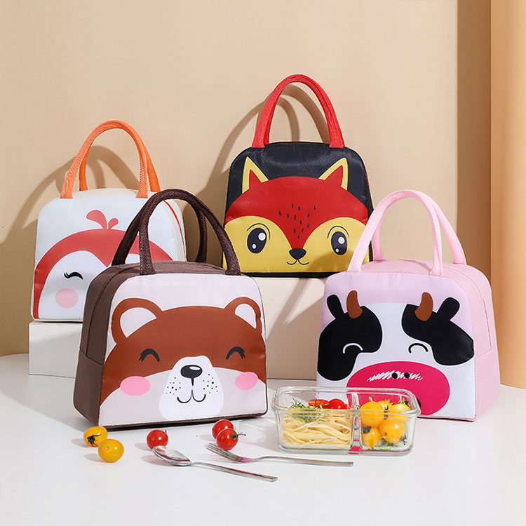 Custom Cartoon Animals Lunch Bags