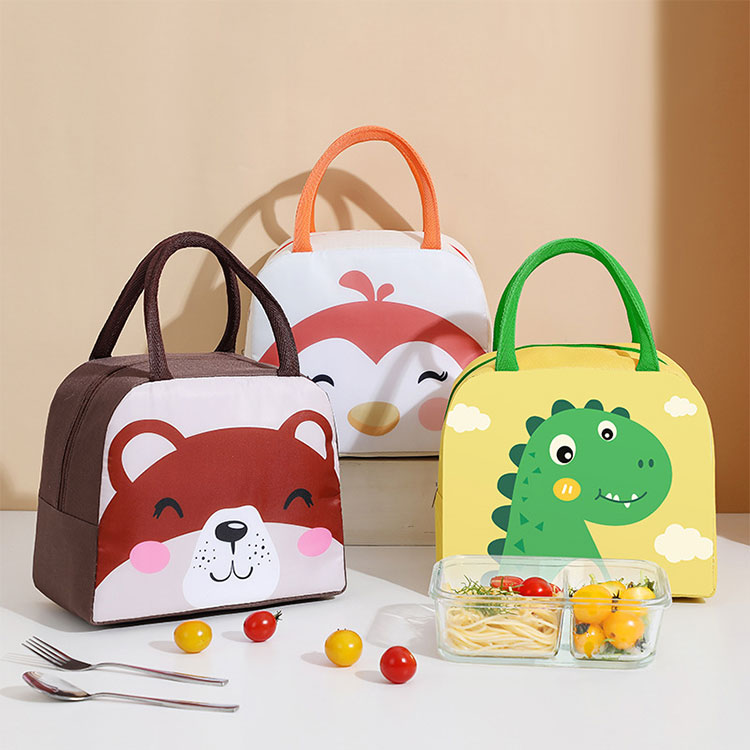 Custom Cartoon Animals Lunch Bags