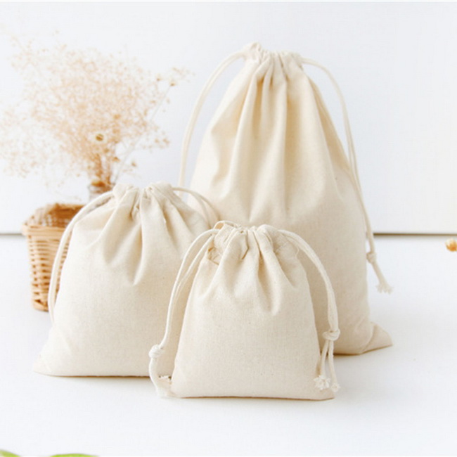 Drawstring Cotton Storage Bag